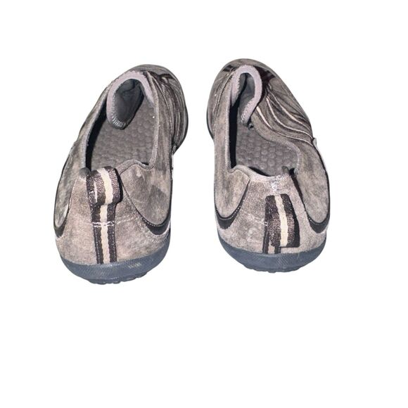 Clarks Privo Brown Shoes Womens 8W Walking Slip On Sneakers, Low Top, Leather - Picture 4 of 7